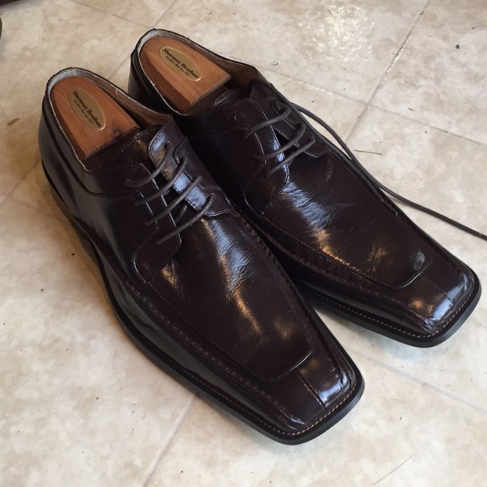 NWOT Stacy Adams Sz12 Dress Shoes Leather Upper